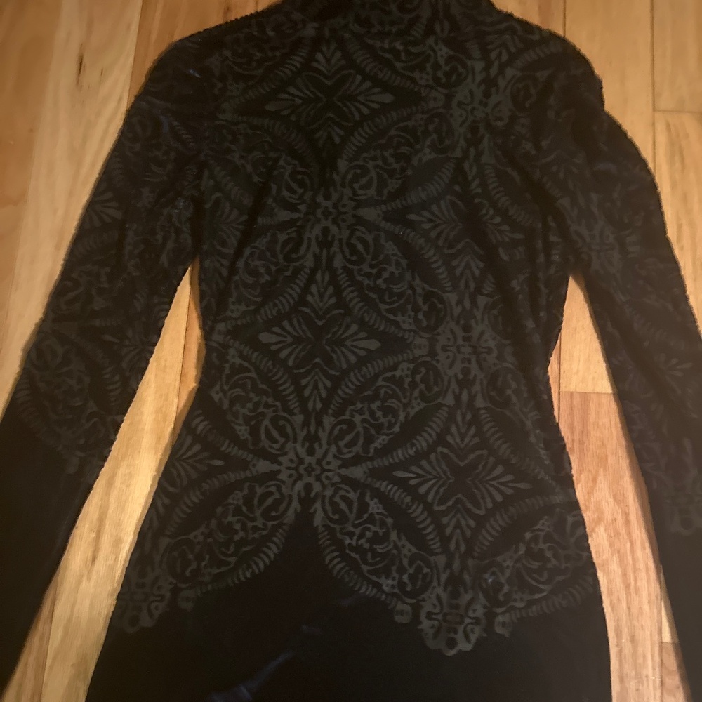 Free people navy velvet dress
